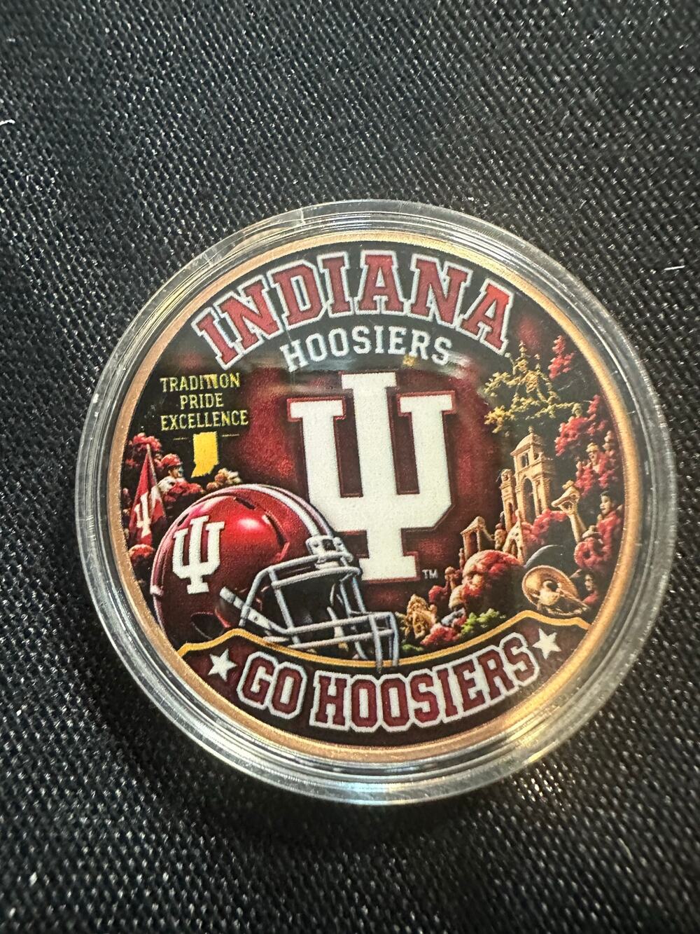 Indiana Hoosiers 1 oz Copper Coin Collectible IU Football